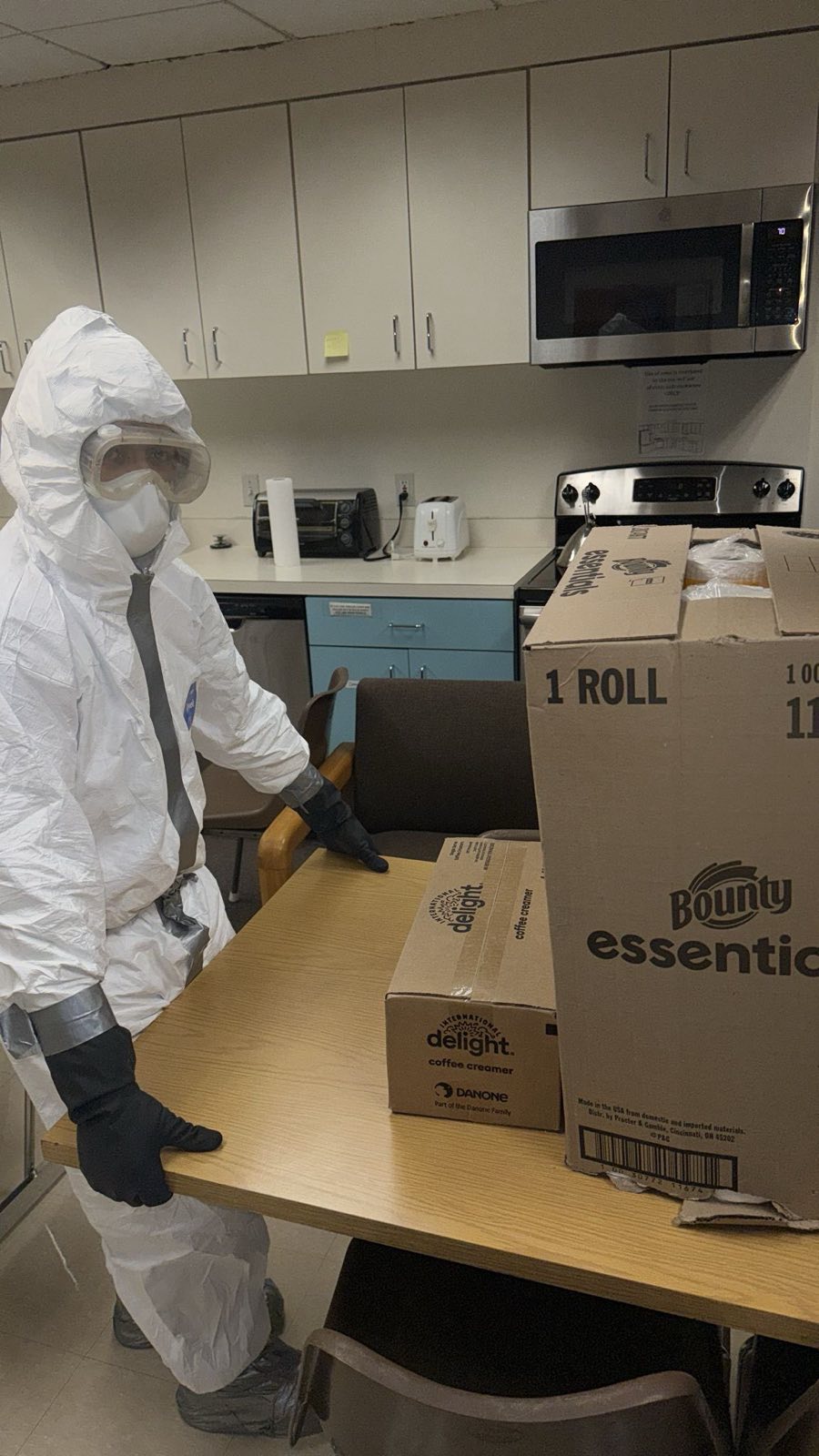 PPE cleaning and antimicrobial treatment on a documented Washington, DC project